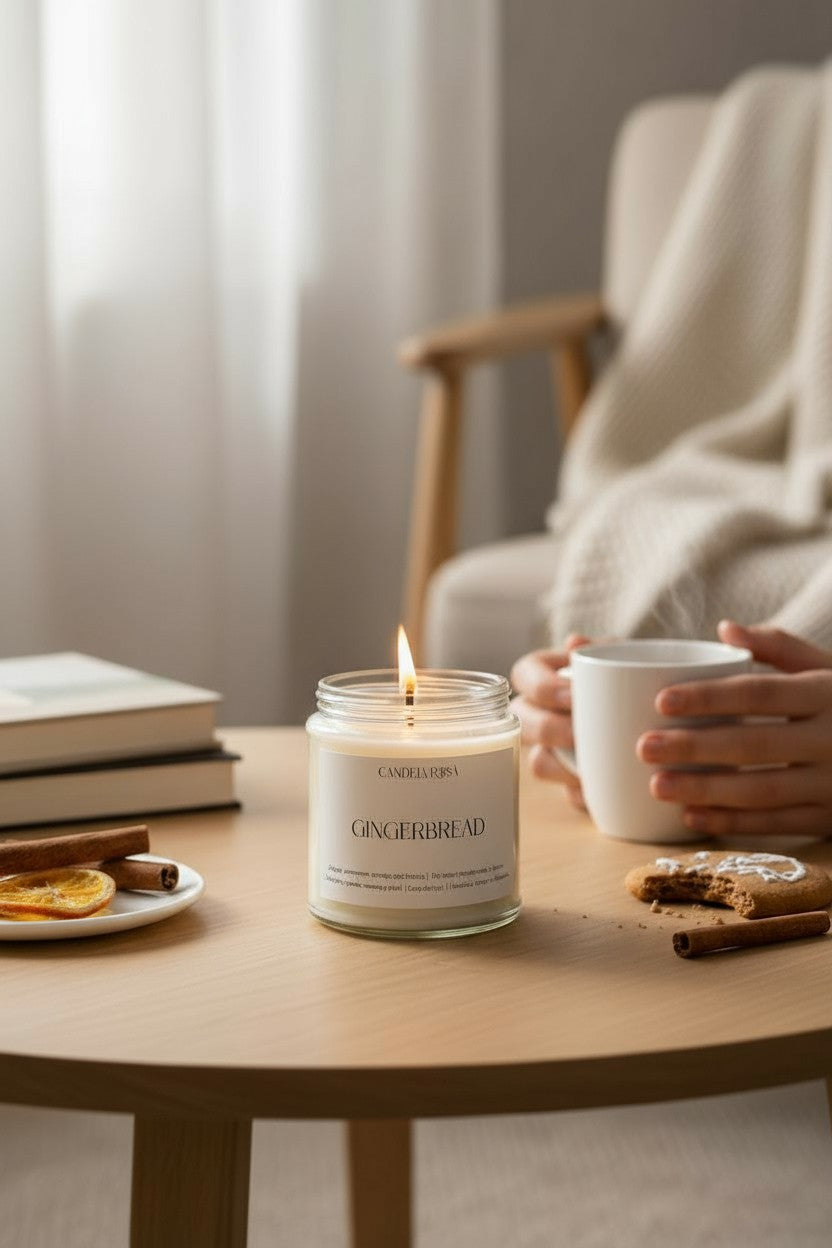 Gingerbread: vela aromática galletas de jengibre